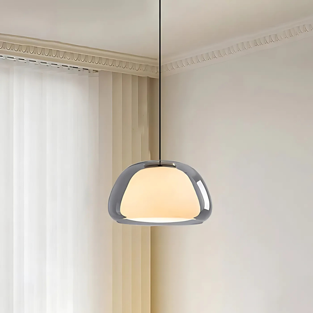 Serenza - Lampada a Sospensione Moderna in Vetro per Soggiorno e Sala da Pranzo