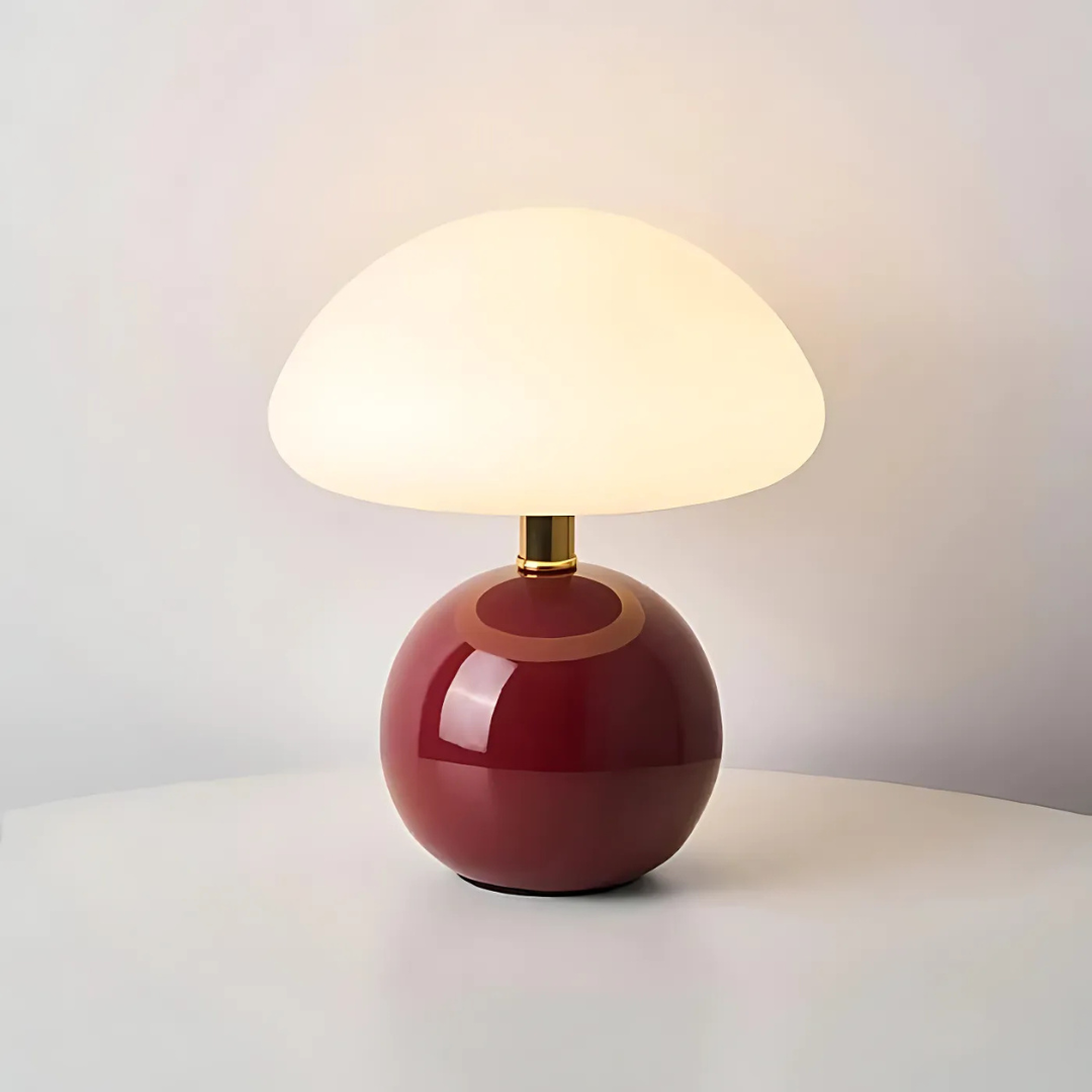 Photis - Elegante Lampada da Tavolo LED a Forma di Fungo