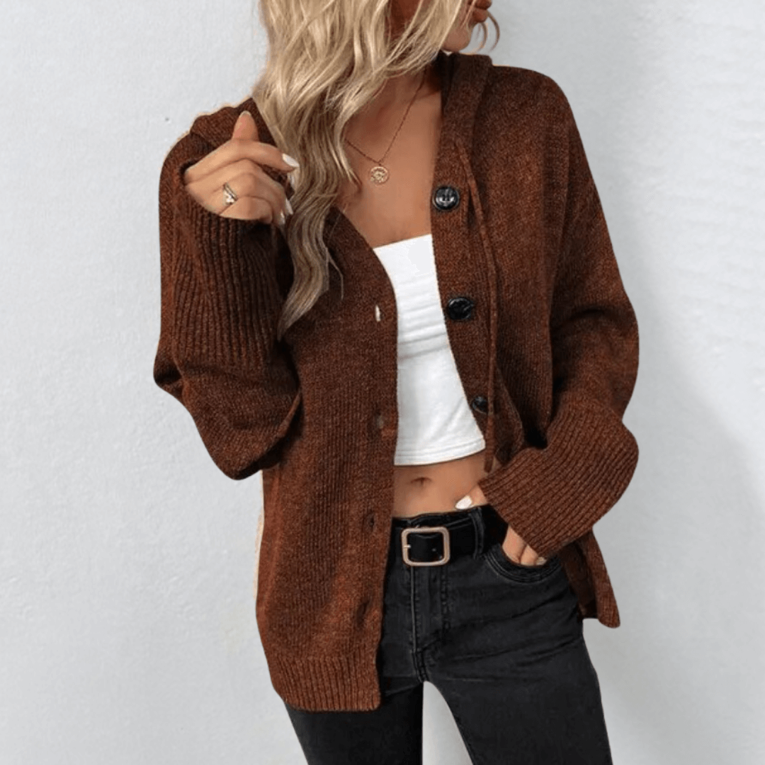Brittan | Women's Comfortable Button-Up Cardigan