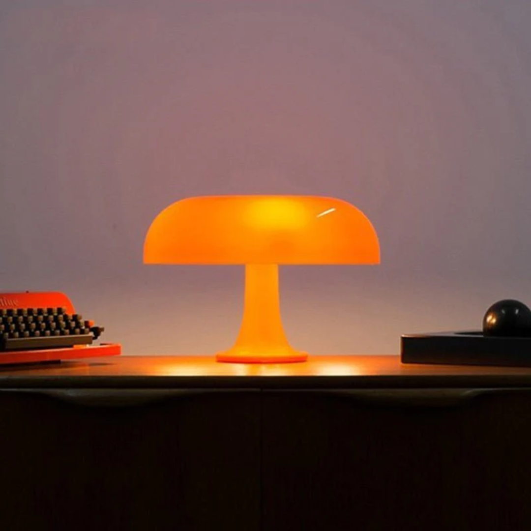 Sylviq - Lampada da Tavolo Minimalista a Forma di Funghi