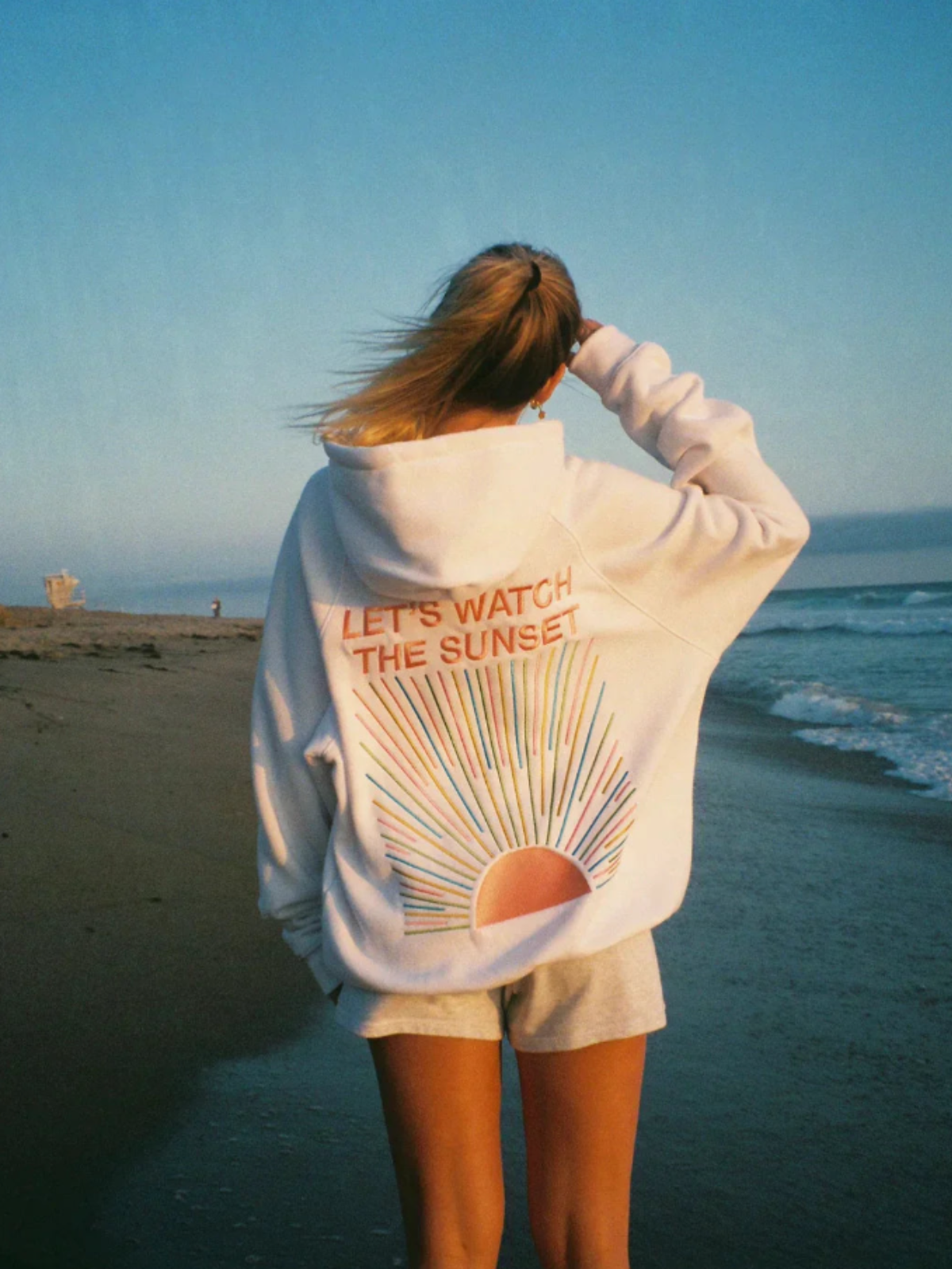 Women's Hoodie Inspired by Sunset Colors