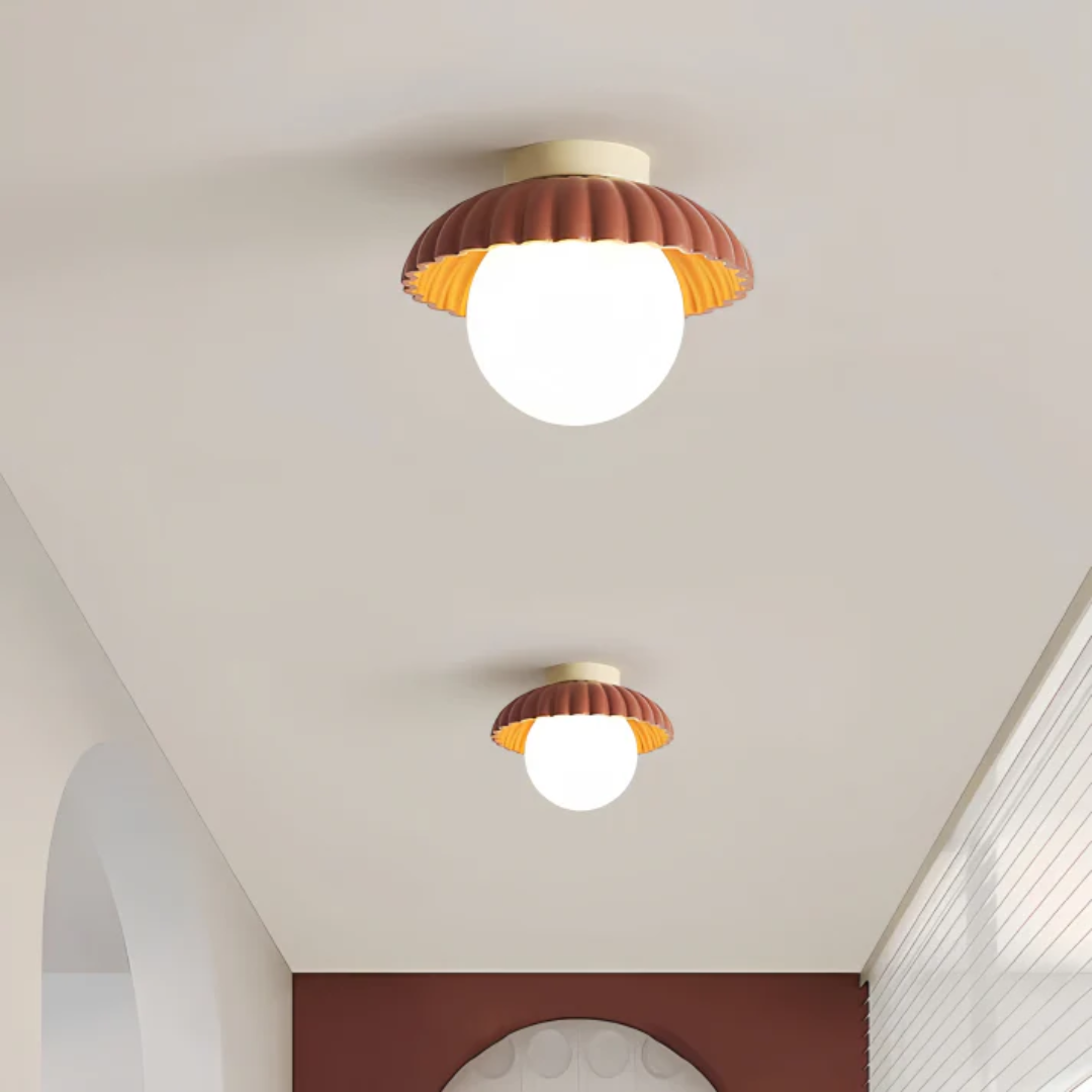 Jiora - Lampada da soffitto in metallo stile industriale
