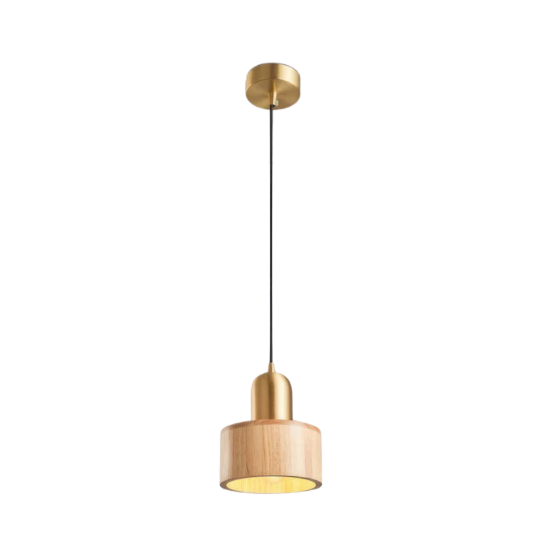 Arca - Lampada a sospensione di design con dettagli dorati