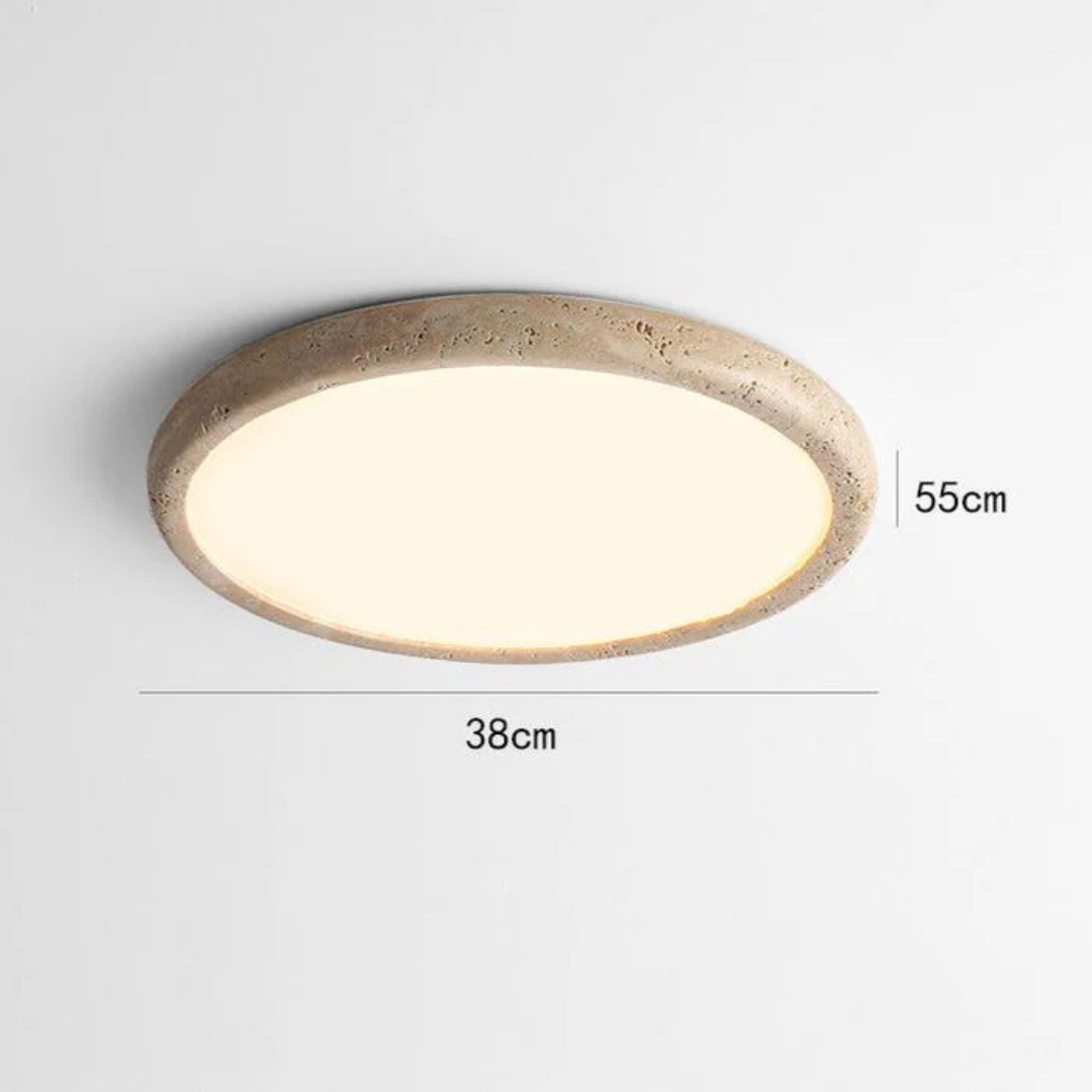 Noct - Lampada a soffitto LED in pietra naturale