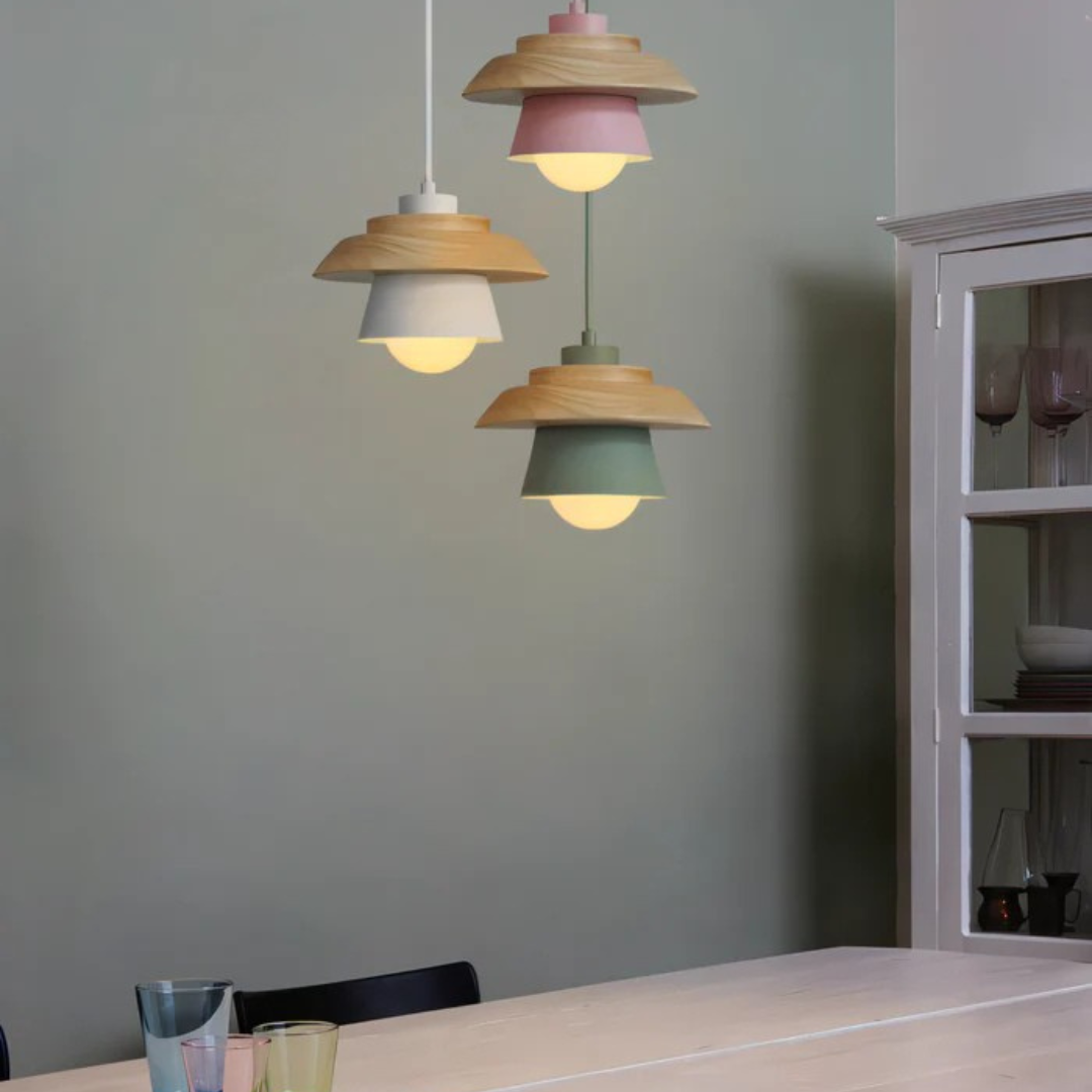 Riva - Lampada a Sospensione LED per Tavolo da Pranzo in Design Scandinavo