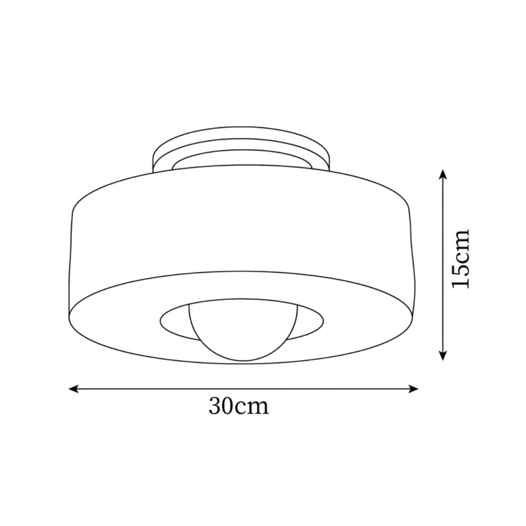 Galini - Lampada LED Moderna da Soffitto Rotonda