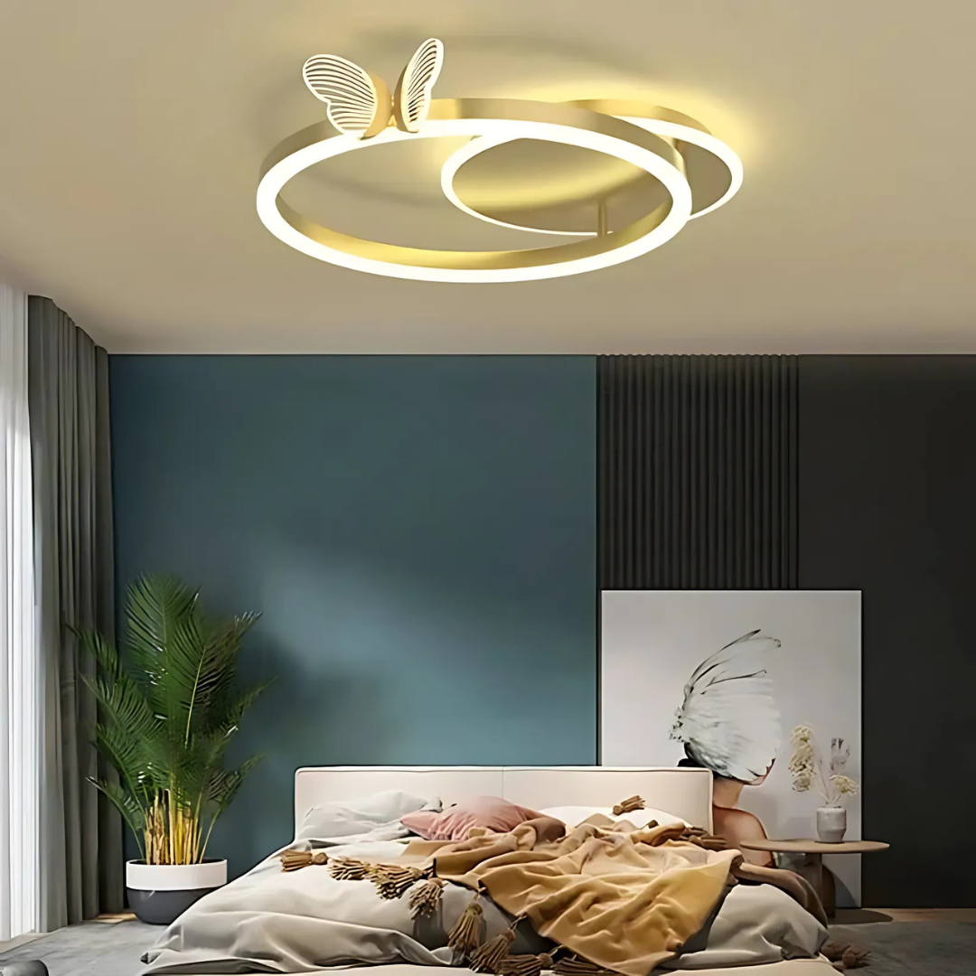 Farfalla - Lampada LED da Soffitto con Design a Farfalla