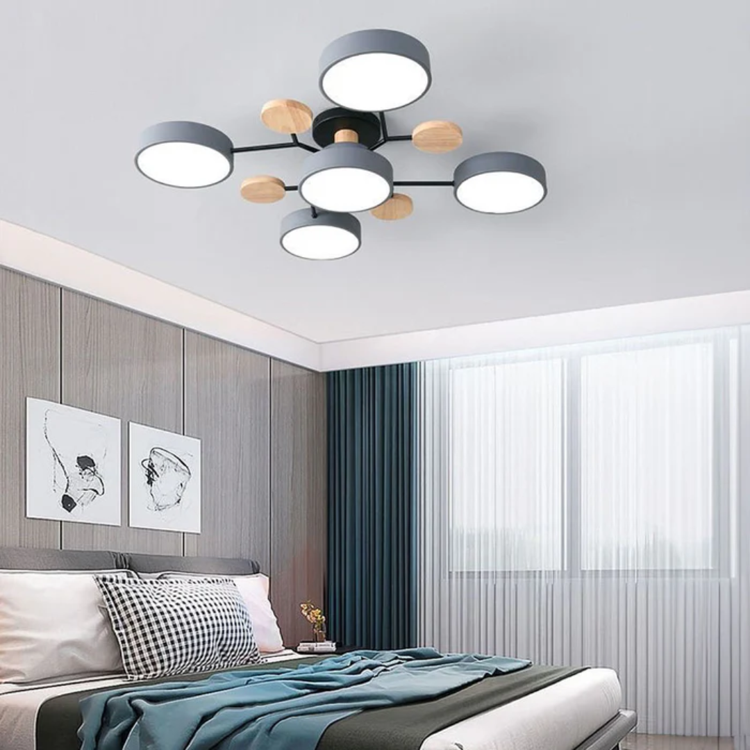 Clio - Lampada LED Moderna da Soffitto di Forma Rotonda