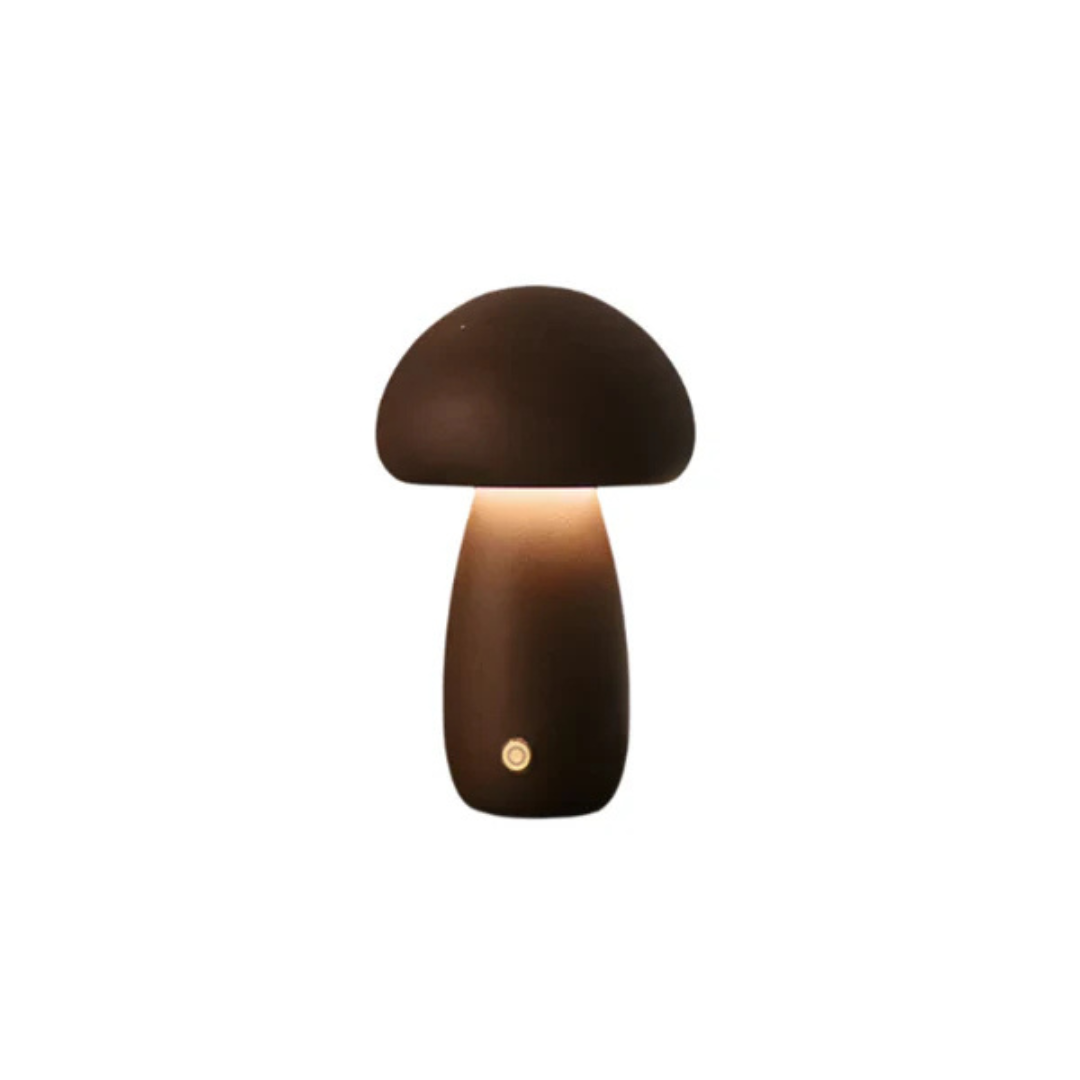 Pheme - Lampada da Tavolo Ricaricabile in Legno Elegante