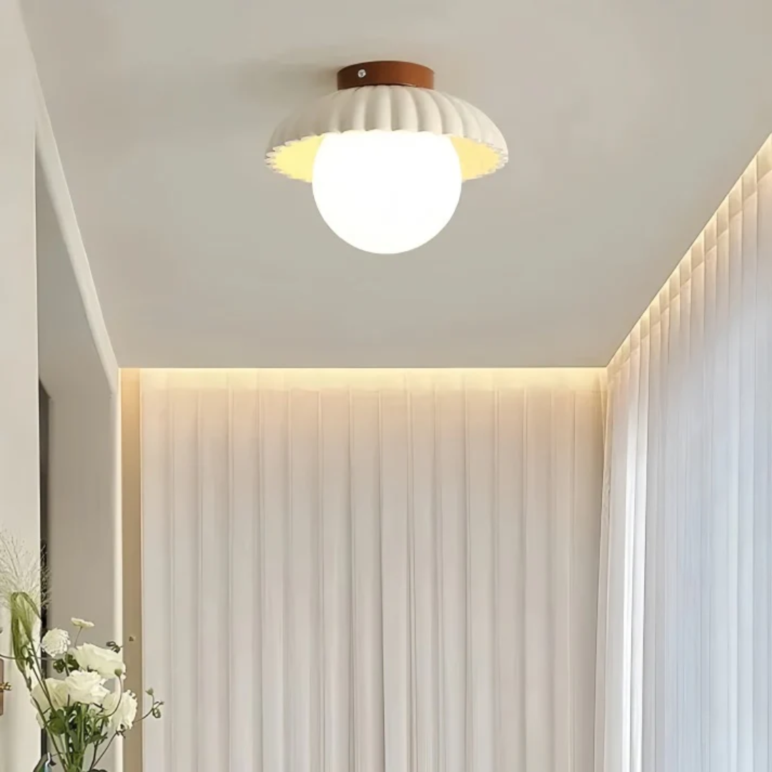 Jiora - Lampada da soffitto in metallo stile industriale