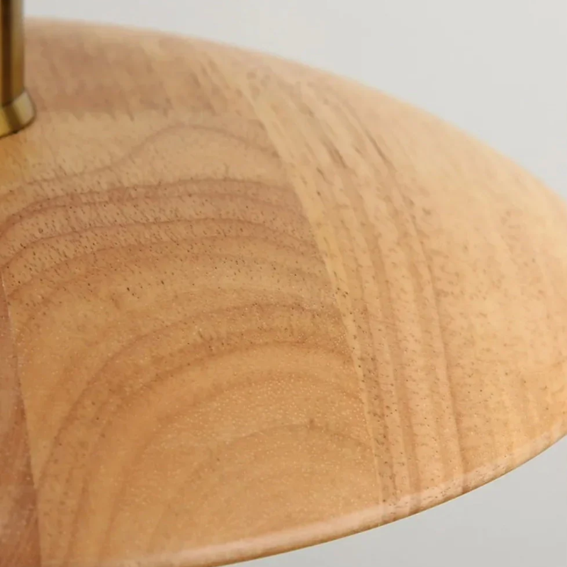 Virena - Lampada a sospensione LED in legno dallo stile minimalista nordico