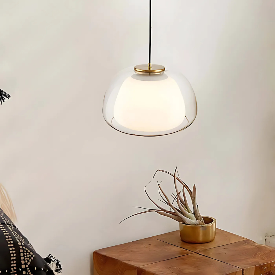 Serenza - Lampada a Sospensione Moderna in Vetro per Soggiorno e Sala da Pranzo
