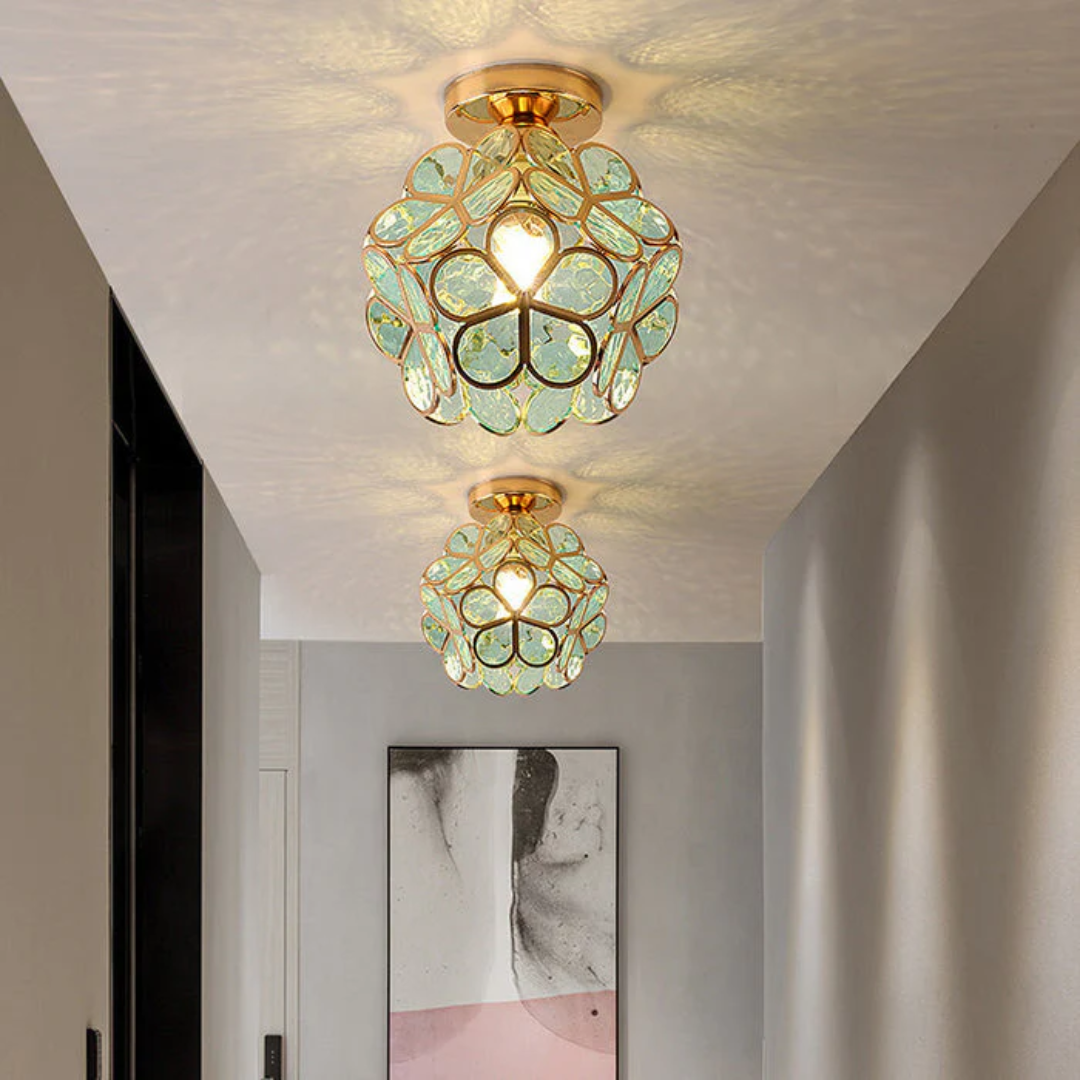 Zyvia - Lampadario di Vetro Elegante