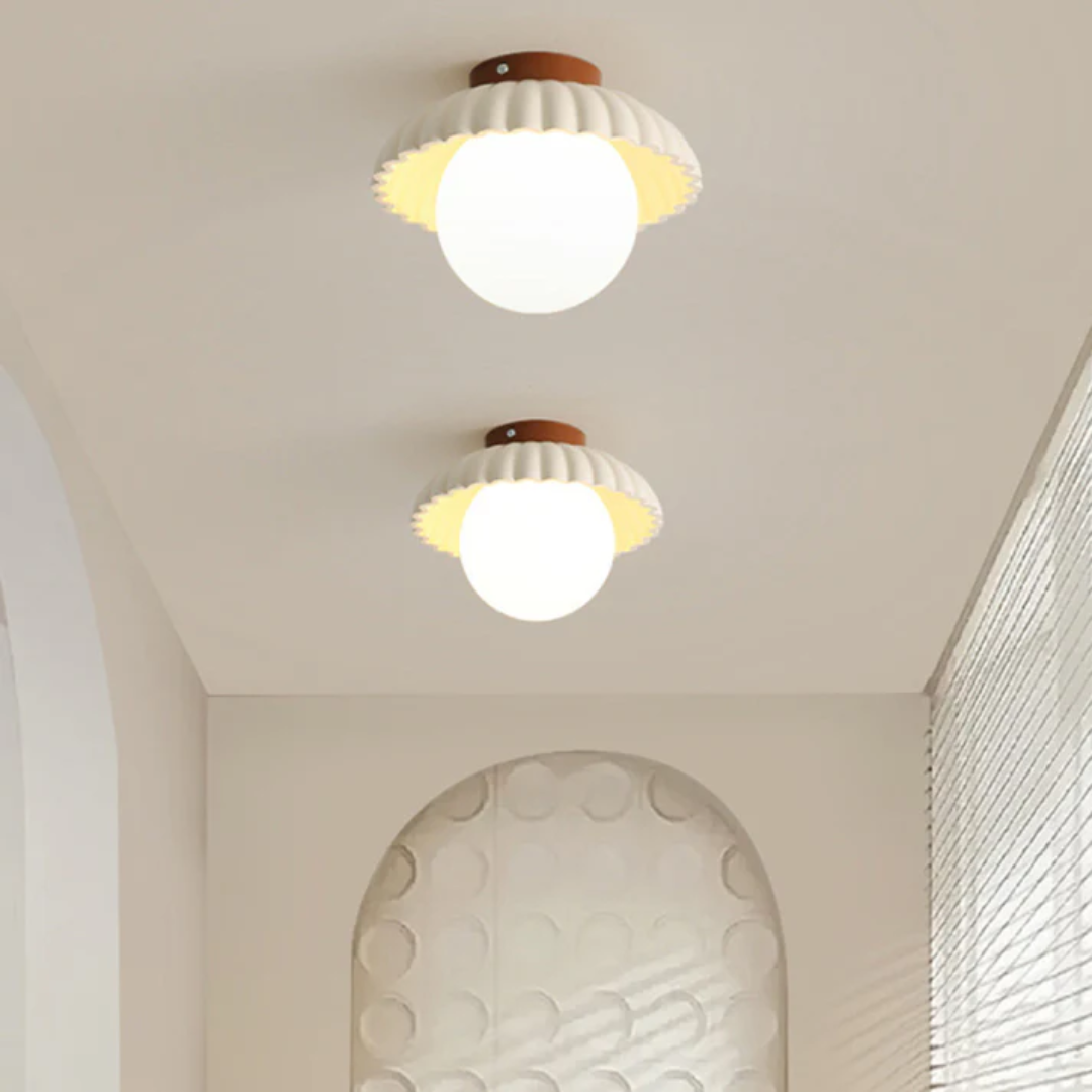 Jiora - Lampada da soffitto in metallo stile industriale