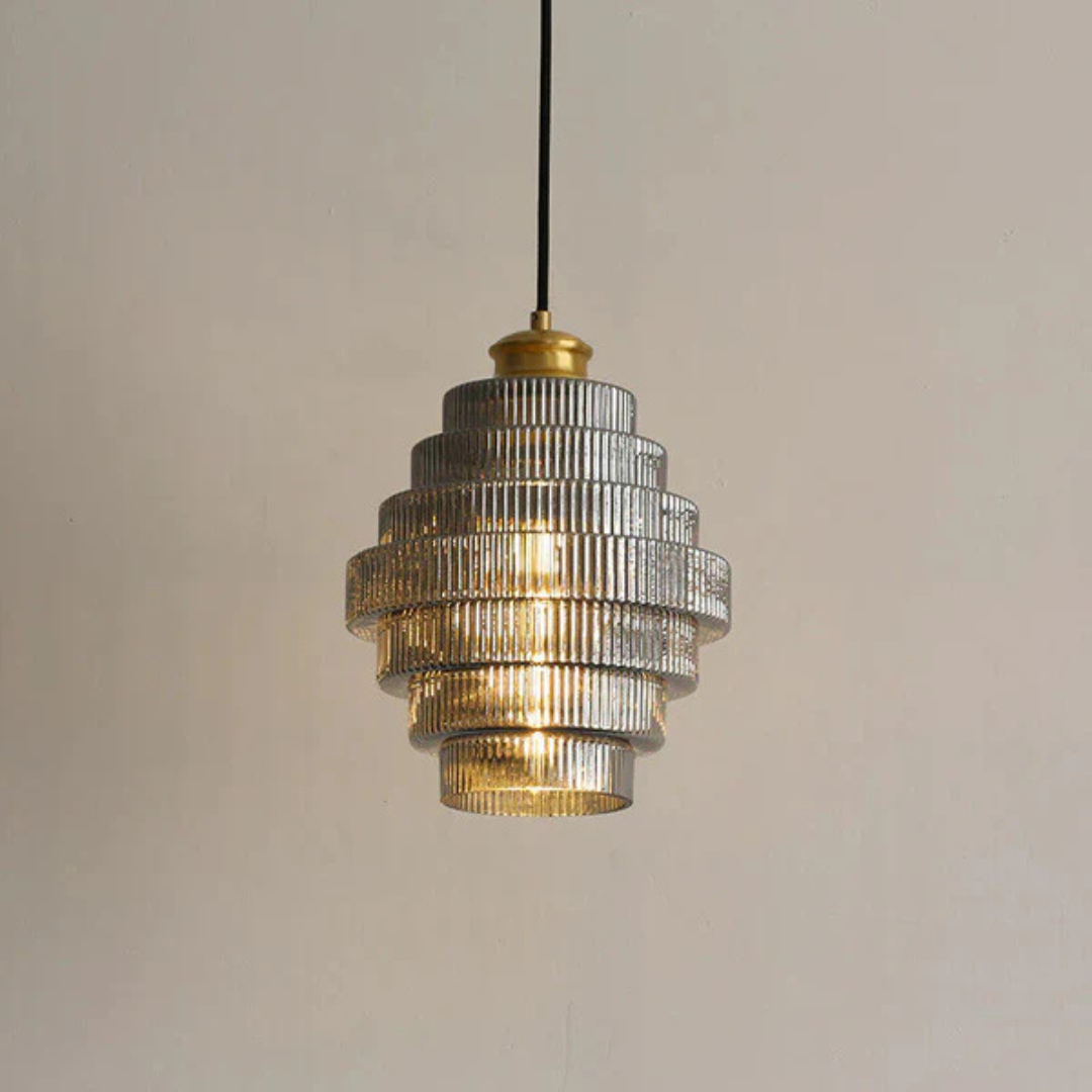 Hebes - Lampada a Sospensione Vintage in Vetro