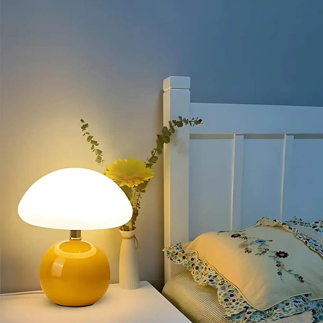 Photis - Elegante Lampada da Tavolo LED a Forma di Fungo