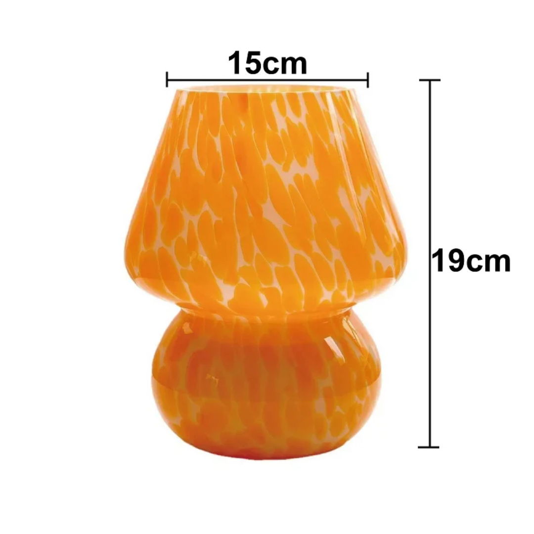 Troy - Lampada da Tavolo Colorata a Forma di Fungo