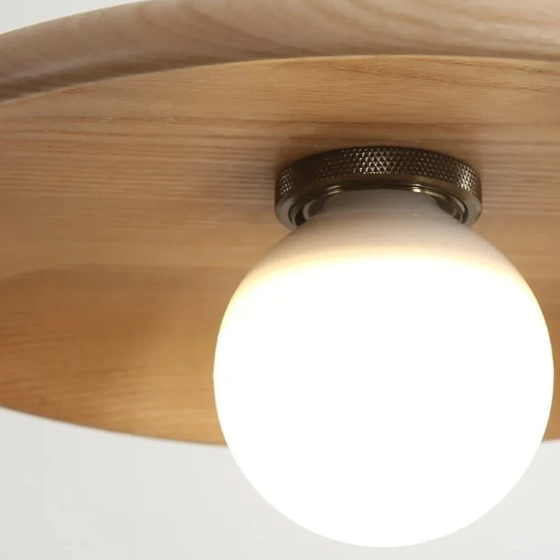 Virena - Lampada a sospensione LED in legno dallo stile minimalista nordico