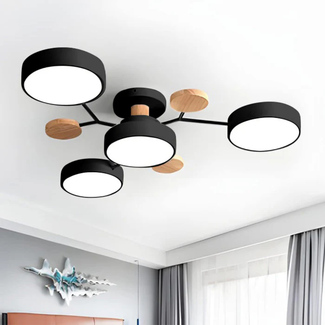 Clio - Lampada LED Moderna da Soffitto di Forma Rotonda