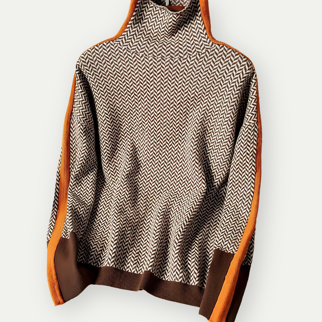 Clauzia | Women's Modern Long Sleeve Winter Sweater