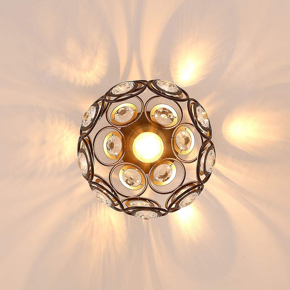 Velara - Lampada da soffitto LED rotonda di lusso moderno in cristallo