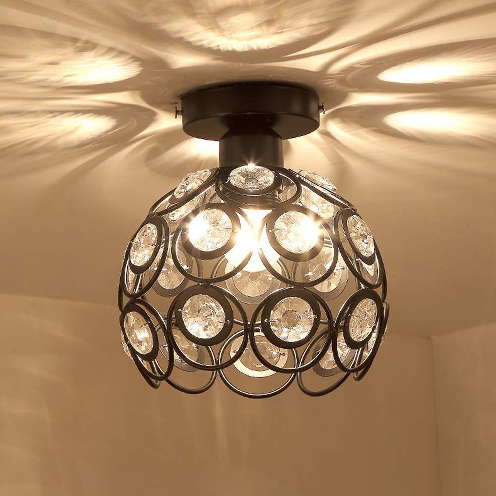 Velara - Lampada da soffitto LED rotonda di lusso moderno in cristallo