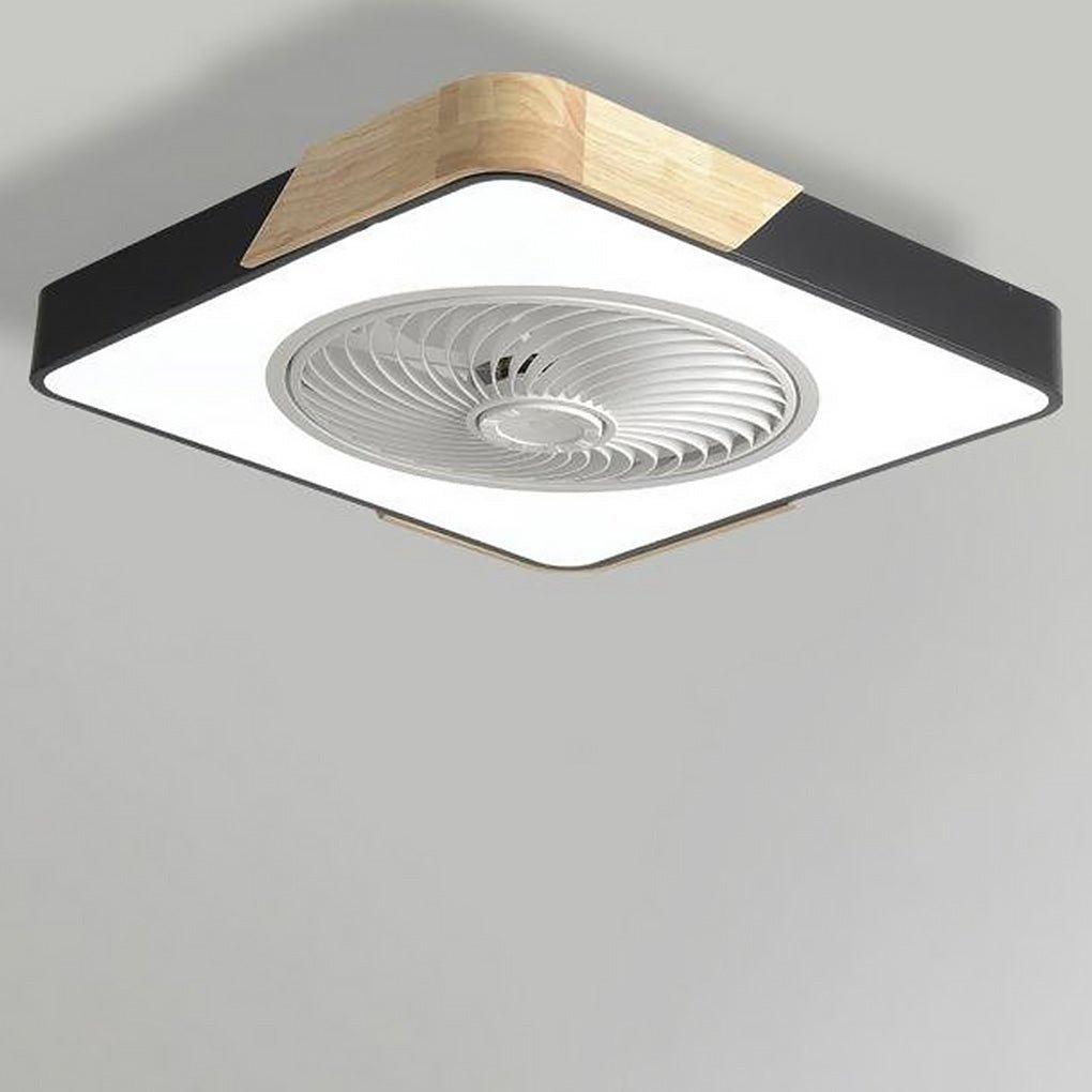 Laurentia - Lampada a soffitto LED moderna con ventilatore integrato