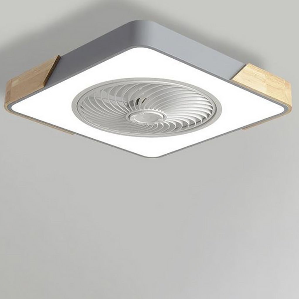 Laurentia - Lampada a soffitto LED moderna con ventilatore integrato