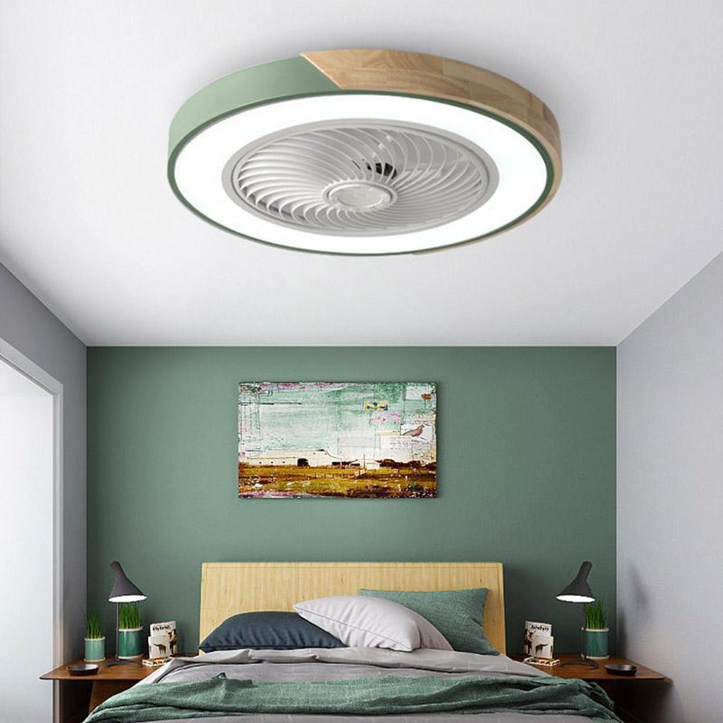 Laurentia - Lampada a soffitto LED moderna con ventilatore integrato