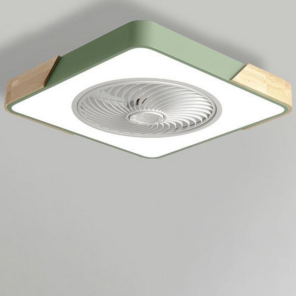 Laurentia - Lampada a soffitto LED moderna con ventilatore integrato