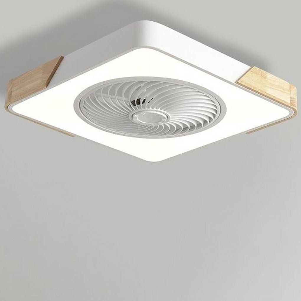 Laurentia - Lampada a soffitto LED moderna con ventilatore integrato