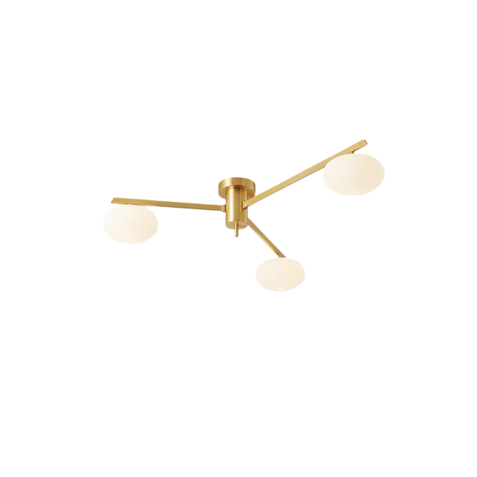 Drusilla - Lampada da soffitto in vetro dallo stile scandinavo minimalista
