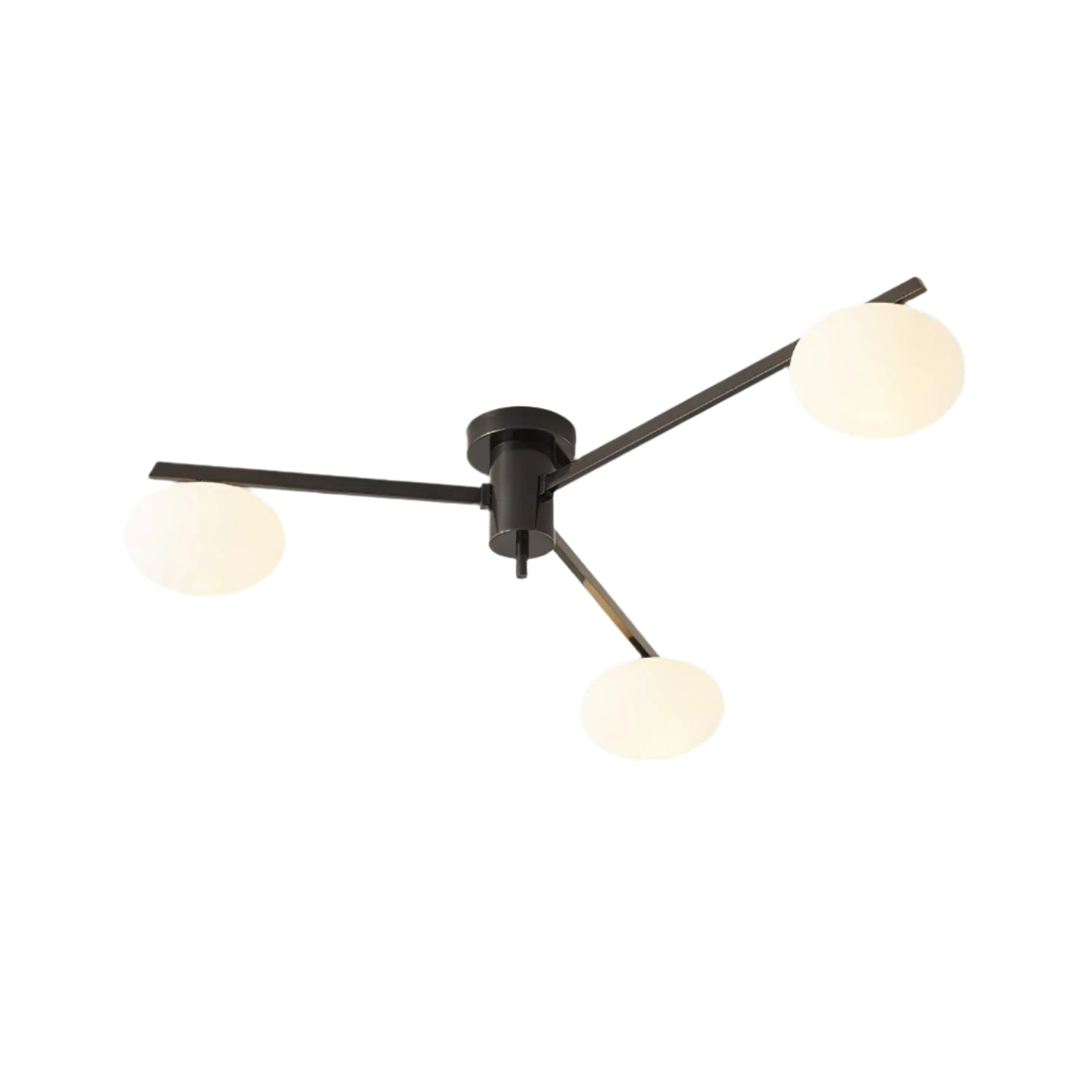 Drusilla - Lampada da soffitto in vetro dallo stile scandinavo minimalista