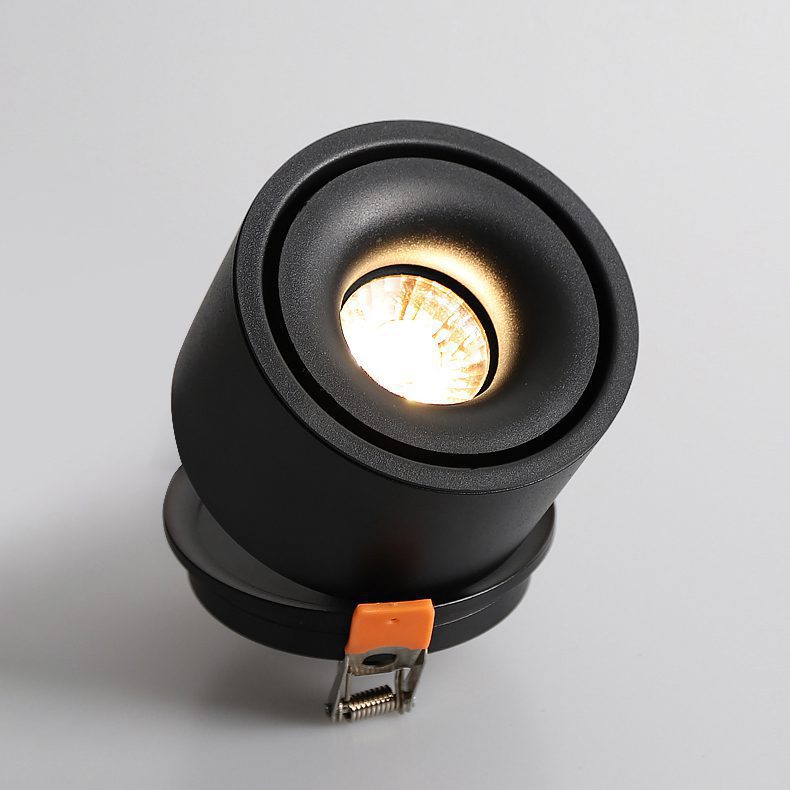 Alira - Lampada a soffitto LED cilindrica regolabile incassata