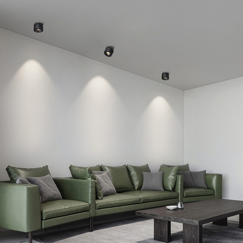 Alira - Lampada a soffitto LED cilindrica regolabile incassata