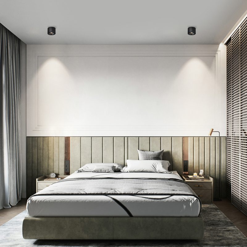 Alira - Lampada a soffitto LED cilindrica regolabile incassata