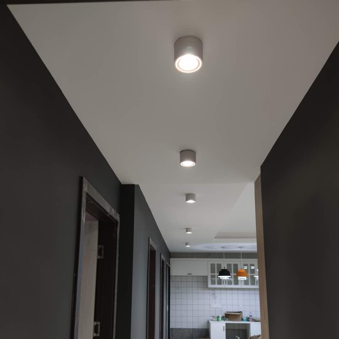 Alira - Lampada a soffitto LED cilindrica regolabile incassata