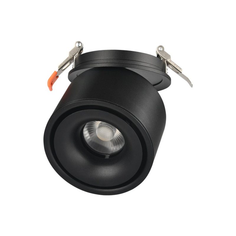 Alira - Lampada a soffitto LED cilindrica regolabile incassata