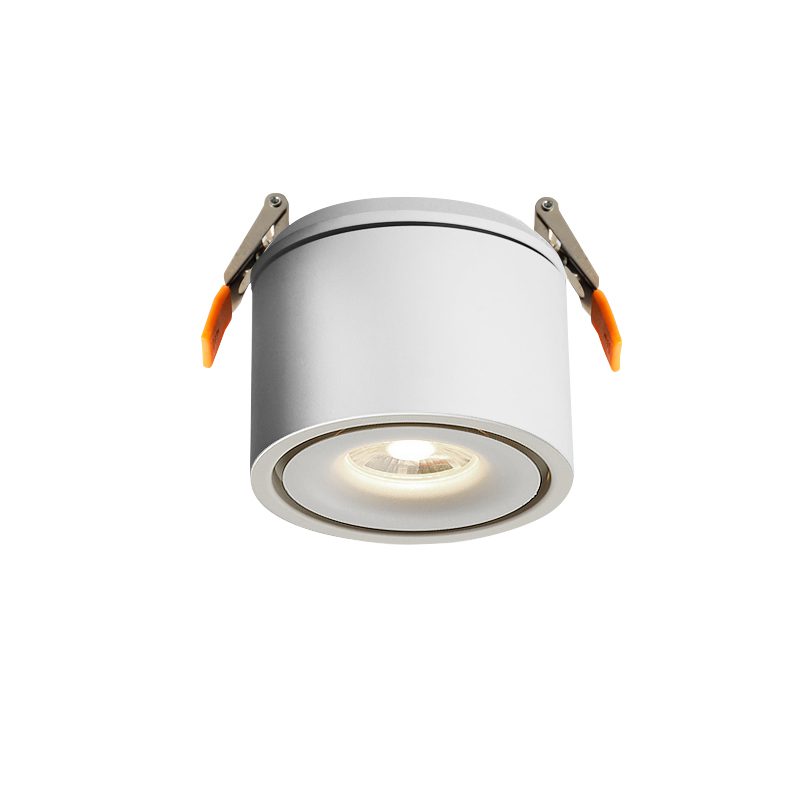 Alira - Lampada a soffitto LED cilindrica regolabile incassata