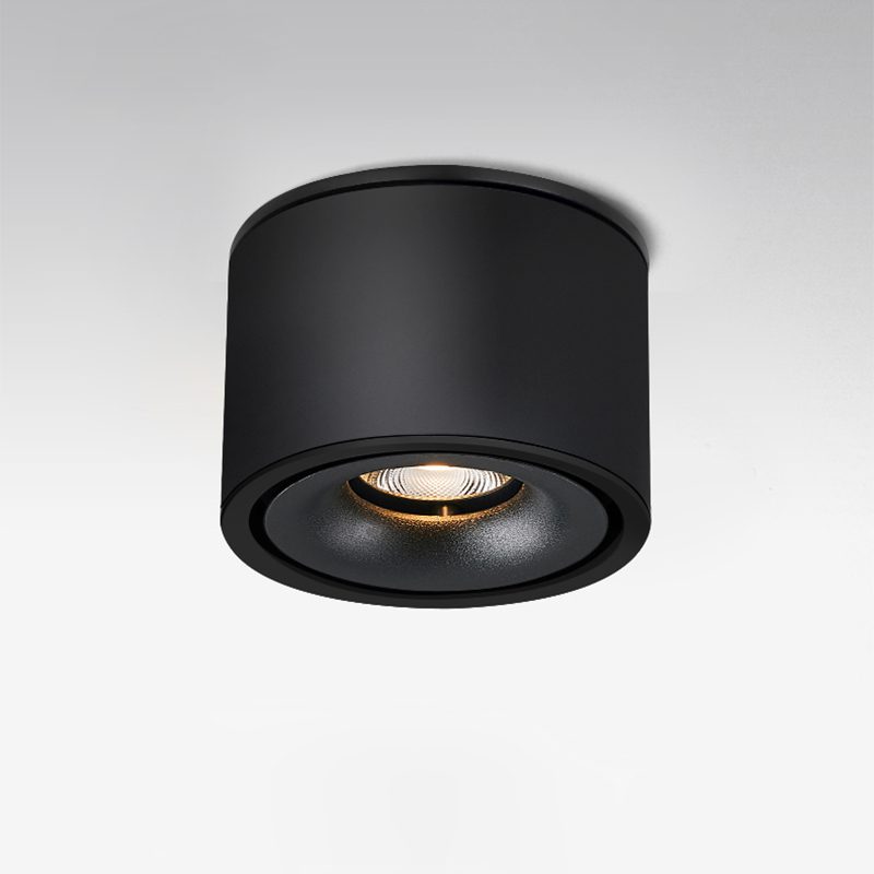 Alira - Lampada a soffitto LED cilindrica regolabile incassata