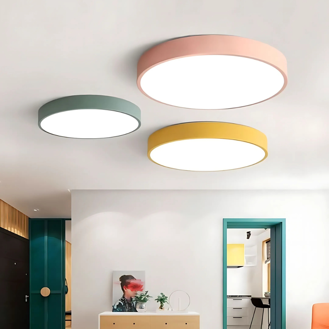 Delos - Lampada a Soffitto LED in Legno Scandinavo
