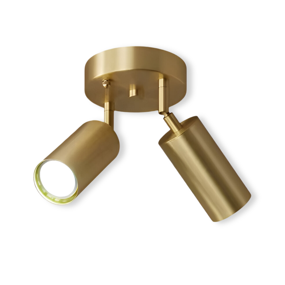 Lampada a soffitto LED in ottone - Stile moderno