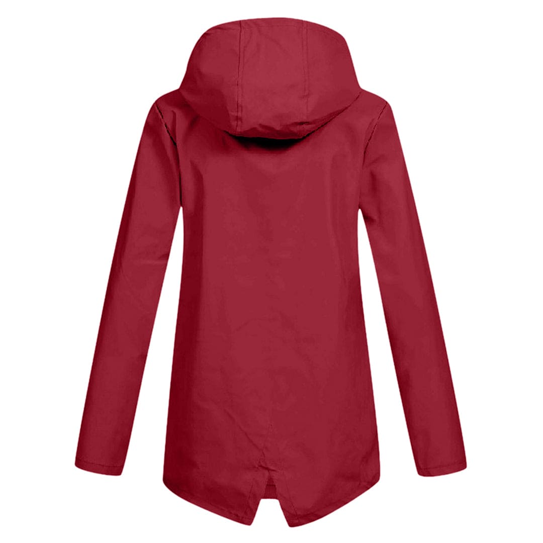 Lightweight Waterproof Windbreaker Jacket with Hood for Women