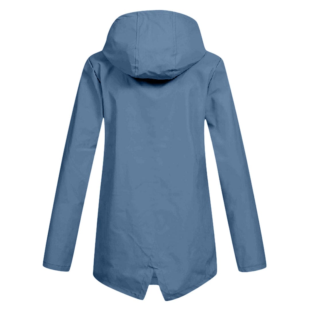Lightweight Waterproof Windbreaker Jacket with Hood for Women