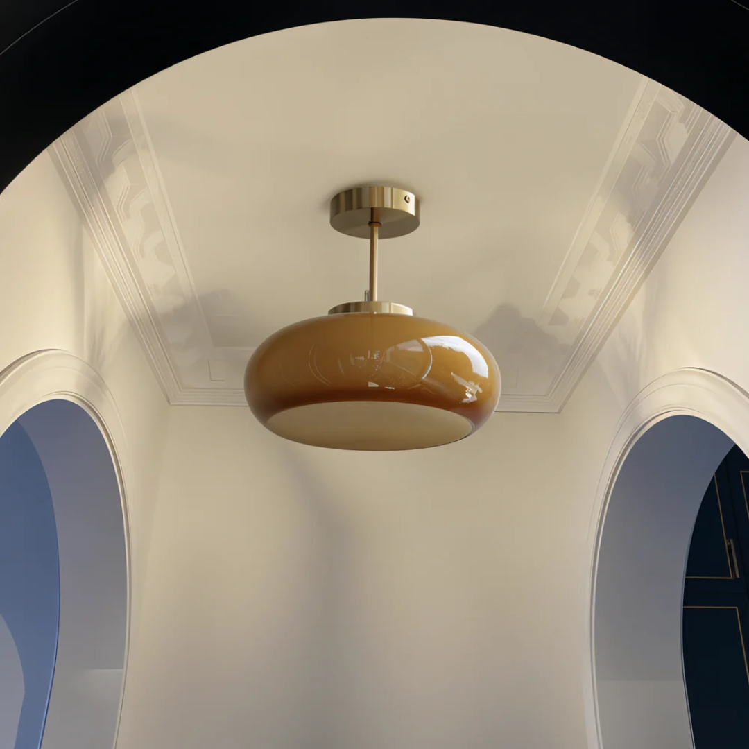 Flixar - Lampadario Vintage in Giallo