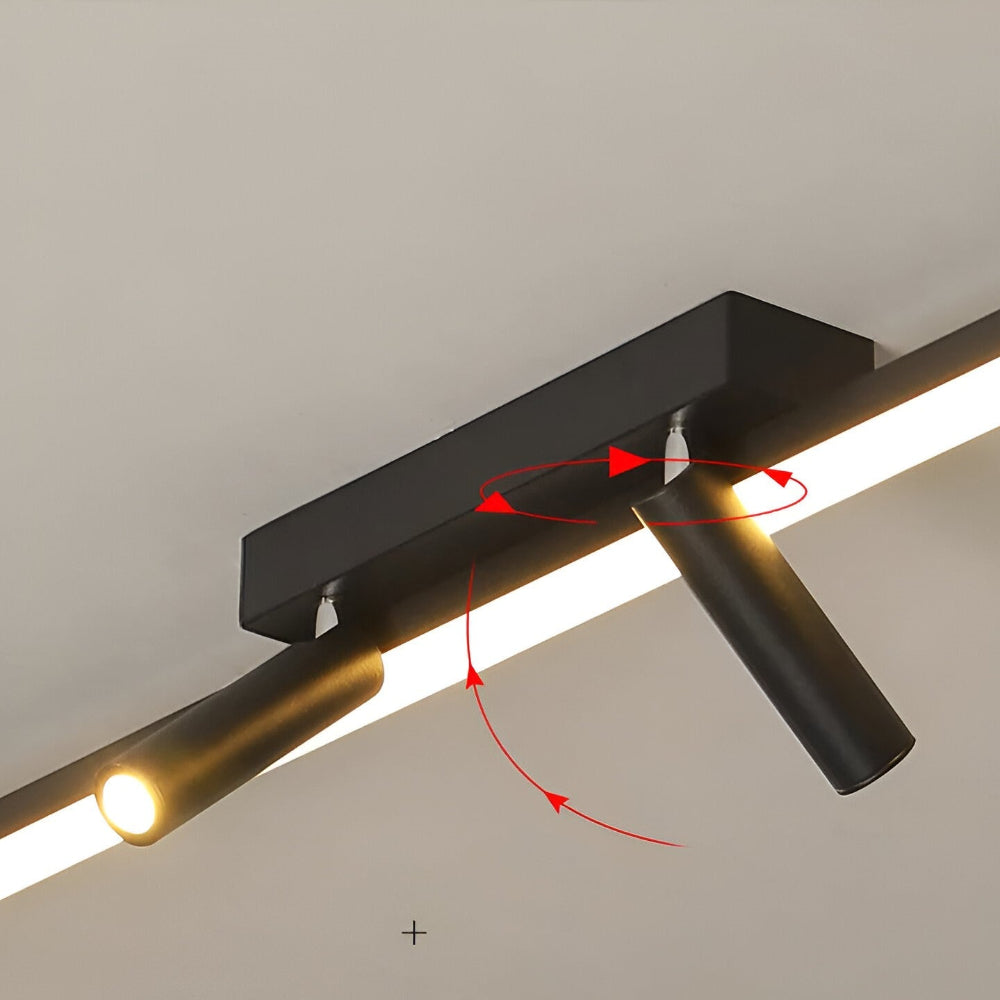 Acanthus - Lampada LED da soffitto con binario regolabile