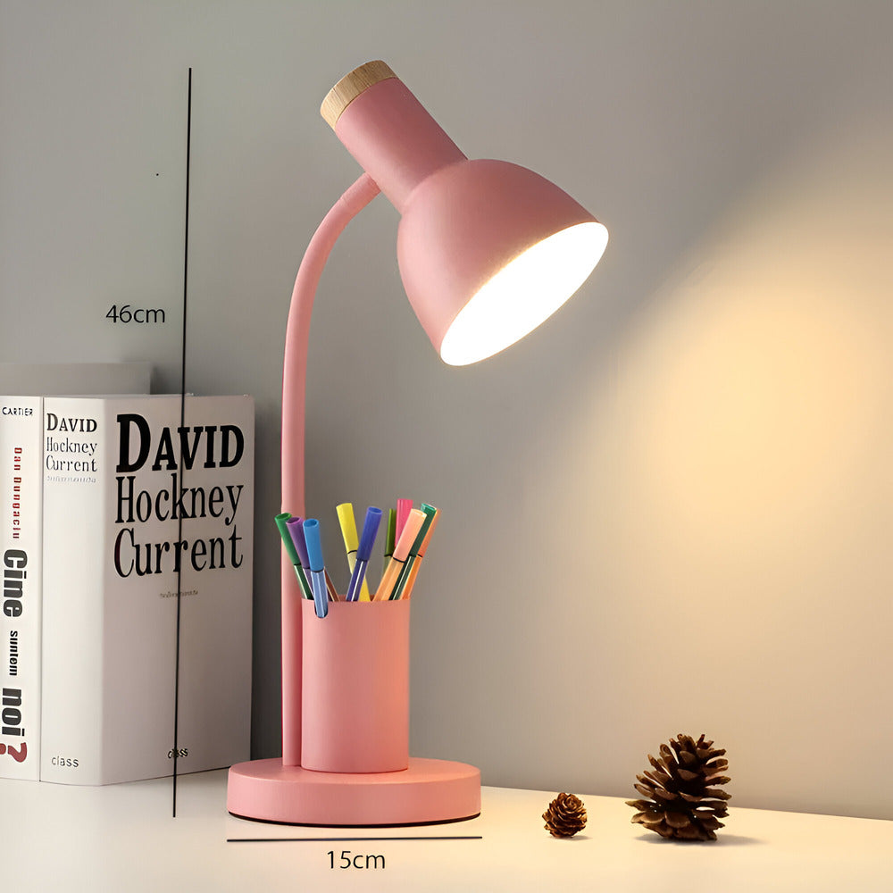 Cressida - Lampada da Tavolo LED Moderna con Porta Penne