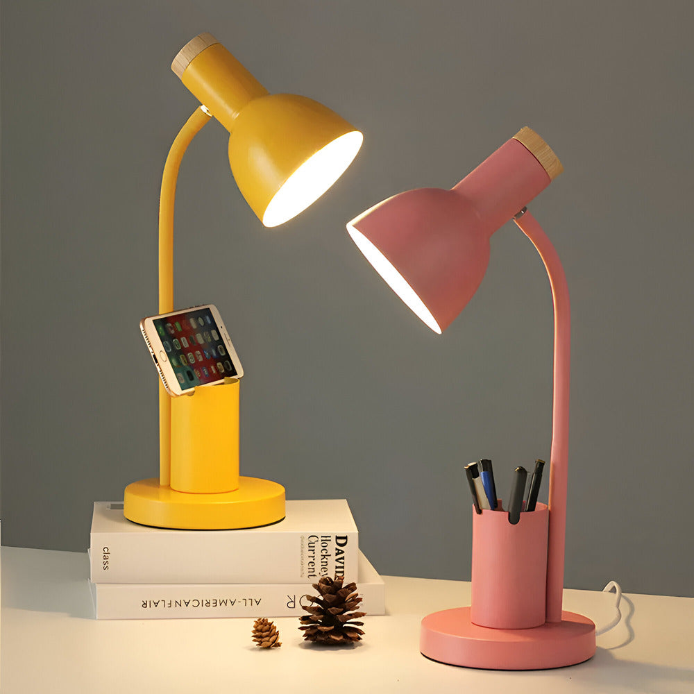 Cressida - Lampada da Tavolo LED Moderna con Porta Penne