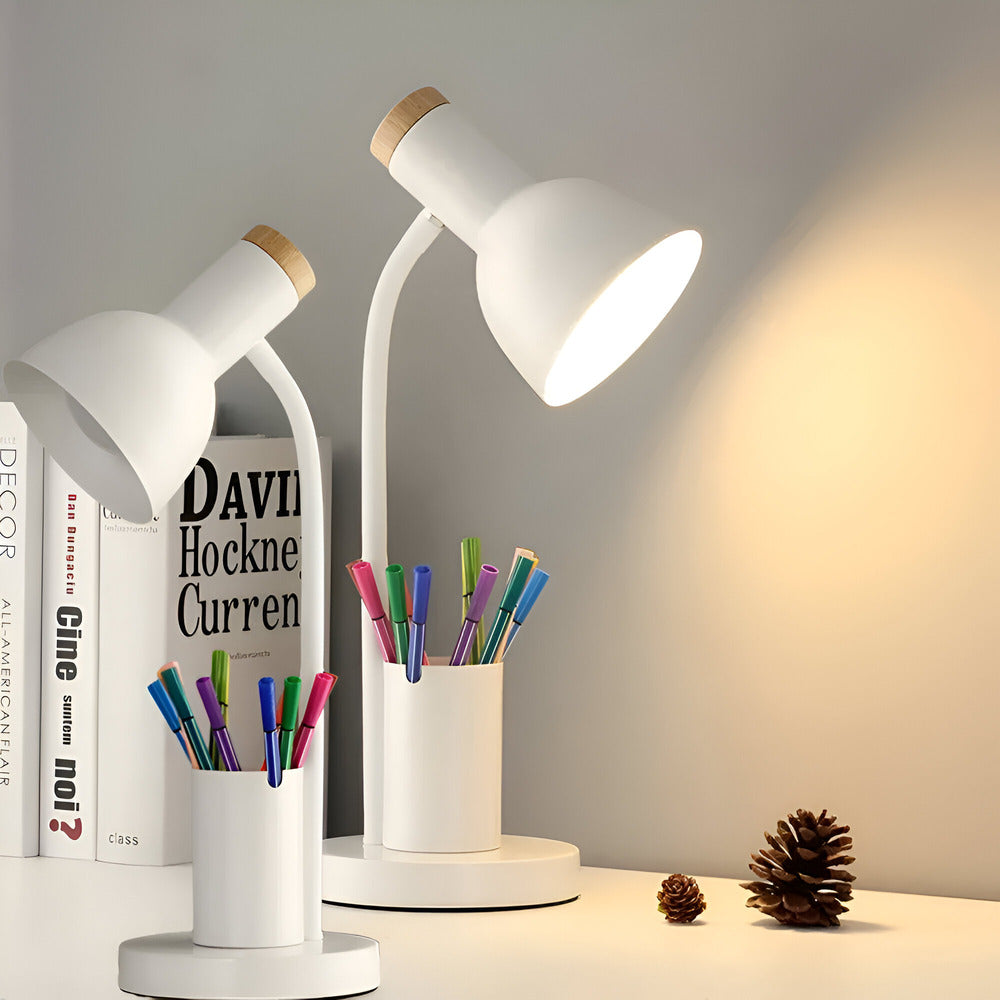 Cressida - Lampada da Tavolo LED Moderna con Porta Penne