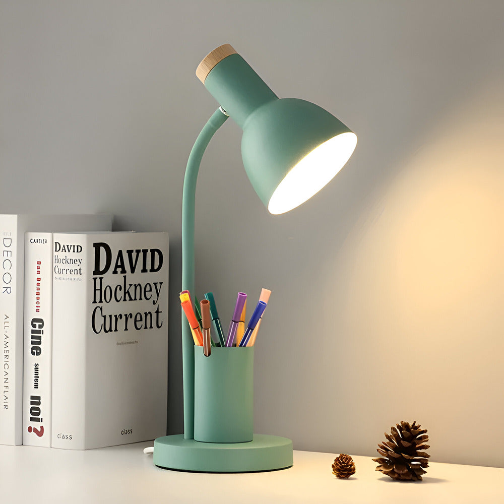 Cressida - Lampada da Tavolo LED Moderna con Porta Penne